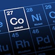 Cobalt On Periodic Table Of The Elements. Ferromagnetic Transiti