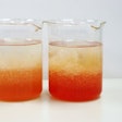 Pectin From Dragon Fruit Peel Samples In Beakers Coagulation And