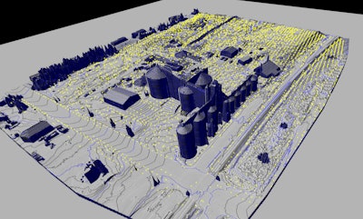 Topographical mapping documents site features such as buildings, structures, above-ground utilities, terrain and landforms into a 3D digital map.