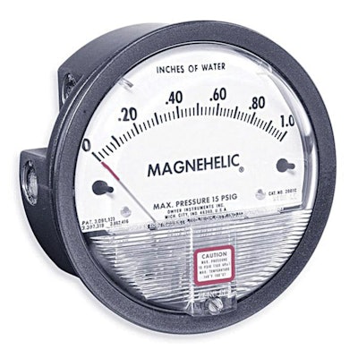 Dwyer-differential-pressure-gauge