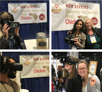Chicken Check In Vr Goggle