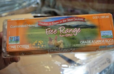 Contented Hen egg pack