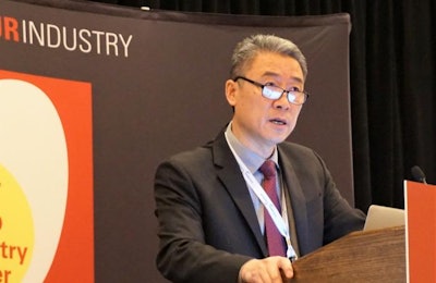 Dr Hongwei Xin Speaks At The Opening Of The 2017 Egg Industry Issues Forum In Columbus, Ohio