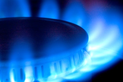 Natural Gas Flame Blue