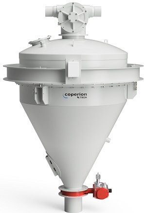 Figure 3: Coperion K-Tron Scale Hopper with Aeropass Valve at top