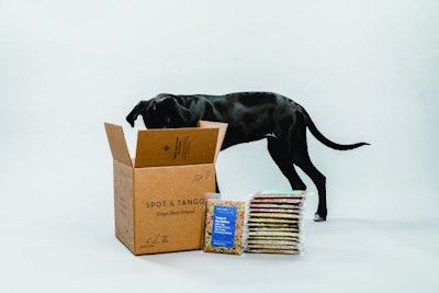 Spot Tango Packaging With Dog