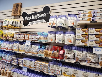Three Dog Bakery Store Shelf