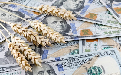 Currency And Grain Of Wheat Blockade And Export Problems Bm Photo Bigstock Smaller