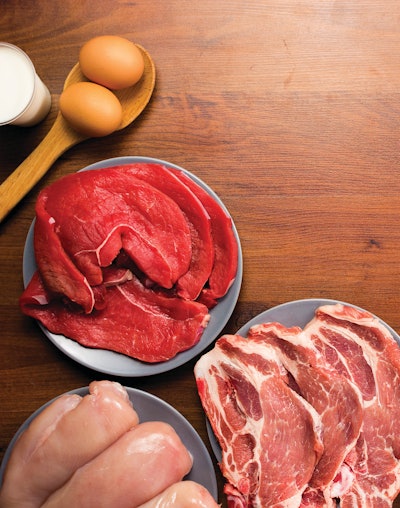 While more studies have been carried for milk, red meat and eggs than for poultry, including terrestrial animal sourced foods has been deemed beneficial for human health and nutrition.