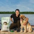 According to CEO Ryan Bethencourt (here with Labrador Retriever Forrest), Wild Earth’s aim is to use science and innovation to create cruelty-free dog food that meets nutritional goals without the need for animal-sourced ingredients.