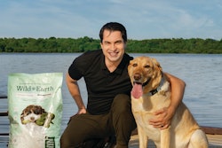 According to CEO Ryan Bethencourt (here with Labrador Retriever Forrest), Wild Earth’s aim is to use science and innovation to create cruelty-free dog food that meets nutritional goals without the need for animal-sourced ingredients.