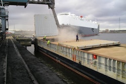Ship Loading With Grain