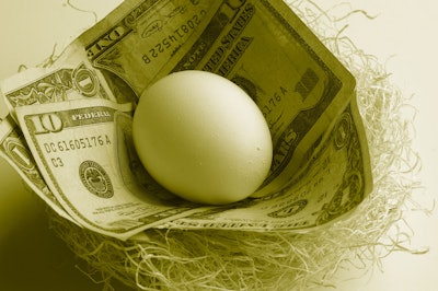 Egg In Money Nest