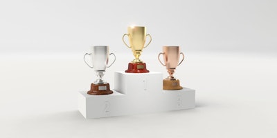 Trophies On Stand
