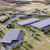 Aerial view of the Aerozone Park in Üllő, Hungary, where the plant will be built.
