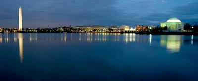 Dc Skyline Jefferson Memorial