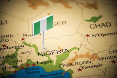 Nigeria Map Flag