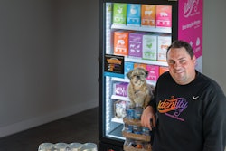 Co-founder, President and CEO Jeremy Petersen has built Identity Pet Nutrition (alongside his brother Trevar) to grow in the niche of wet and fresh pet food nutrition. (Also pictured is Chief Dog Officer Shih Tzu Zoey.)