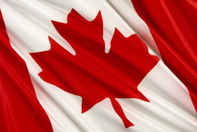 Canada Flag Closeup