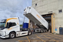 Voltloader Delivering Wheat