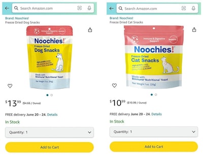 Noochies! new listing on Amazon.com is made possible in collaboration with Valet Seller, which will continue to help Noochies! achieve additional accretive and accelerated listings on other leading marketplaces for pet owners.
