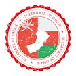 Bigstock Oman Map And Flag In Vintage R 134125703
