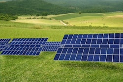Solar Panels Grass