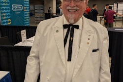 Colonel Sanders stopped by the Poultry Science Association Annual Meeting in Louisville, Kentucky, to get updated on research on raising and processing the world’s favorite bird.