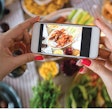 Smart Phone Chicken Wing Photo