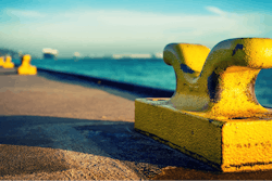 Bollard Port Over Water