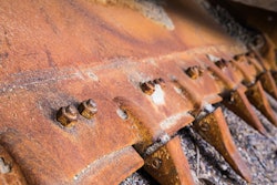 Bulldozer Bucker Close Up