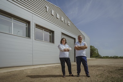 Adriana Casillas, CEO, and Sabas de Diego, CTO, with Tebrio.