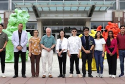 Brian Cunningham, Intel Alumni Endowed Chair of Electrical and Computer Engineering, and Ying Fang, professor of pathobiology in the College of Veterinary Medicine (center) and lab members to develop portable point-of-use biosensor for detection of African swine fever virus in farm environments.