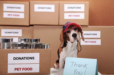 Pet Food Industry Gives Back