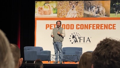 Michael Johnson offered suggestions on marketing to today's pet parents during AFIA's Pet Food Conference being held during IPPE 2025 this week in Atlanta, Georgia.