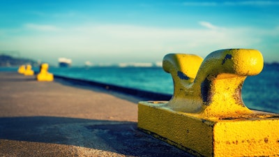 Bollard Port Over Water