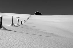 Farm Covered In Snow Pixabay