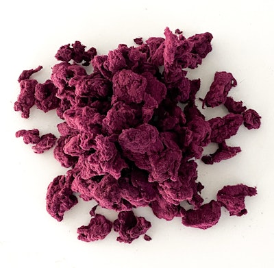 Dried and processed asparagopsis seaweed is the star ingredient in CH4 Global’s Methane Tamer cattle feed supplement.