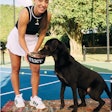 Tennis star Jessica Pegula has a relentless drive on the court and a deep love for dogs off it.