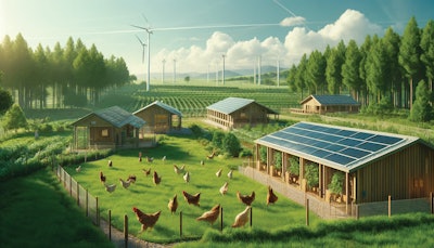 Is this really what a sustainable poultry farm looks like? It is according to ChatGPT.