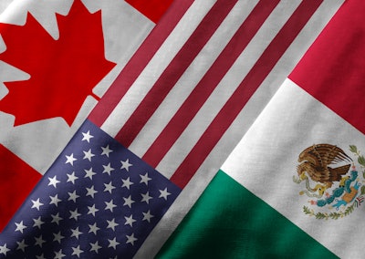 Us Canada Mexico Flags