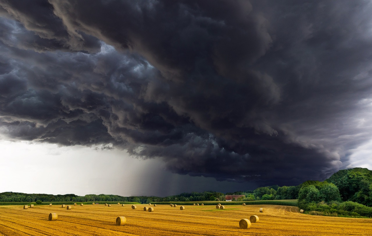 Storm Over Farm