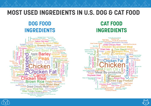 IFEEDER's latest report showed chicken and chicken-based ingredients were the most commonly used by weight in pet food.