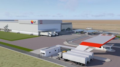 A rendering of a future BRF Arabia Holding Company plant, to be built in Jeddah, Saudi Arabia.