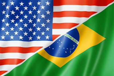 Bigstock Usa And Brazil Flag 46960477