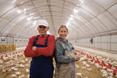 Broiler meat production in Austria comes from family-owned farms.