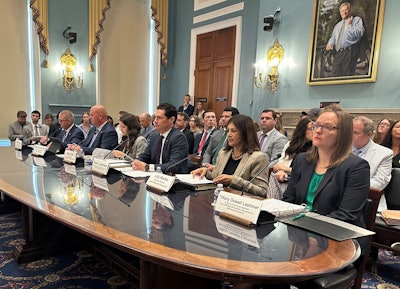 Witnesses provide testimony during the House Agriculture Committee hearing “An Examination of the Implications of Proposition 12.”