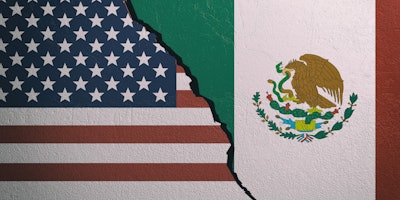 Us Mexico Flags
