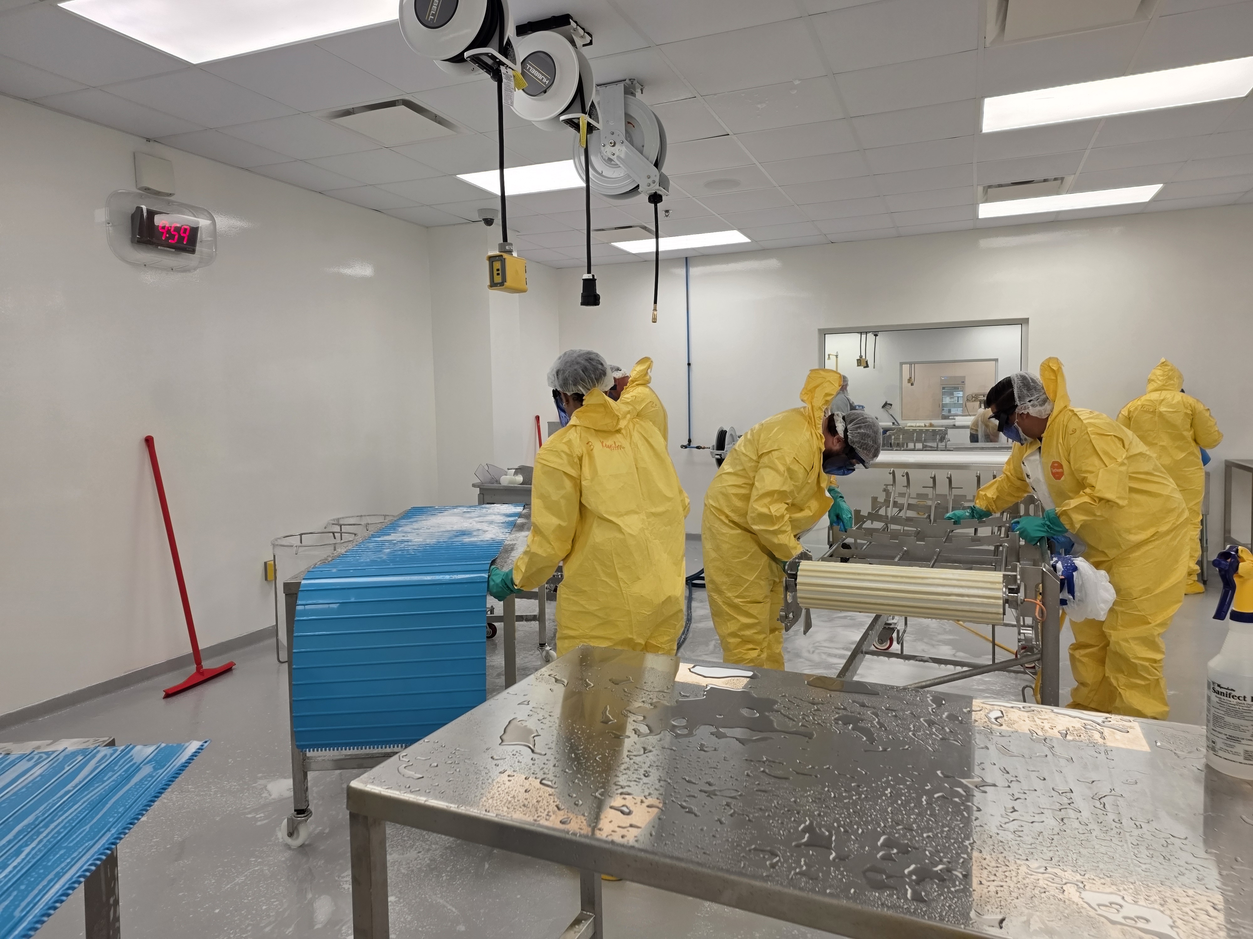 The CFS facility houses three laboratories designed to simulate plant environments for training participants.