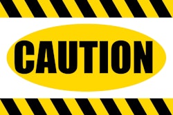Caution Hazard Sign